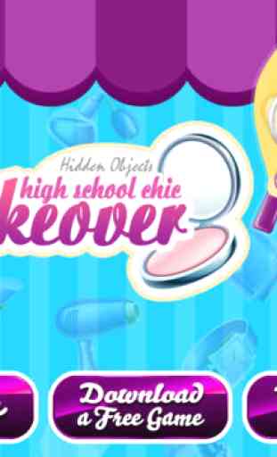 Objets cachés : lycée Chic Makeover Hidden Objects : High School Chic Makeover 3