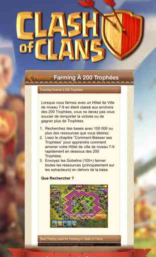 Guide et outils pour Clash Of Clans 4