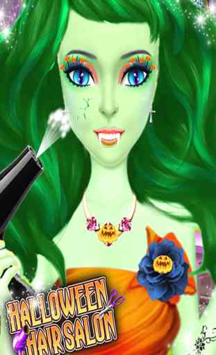 Halloween Hair Salon Spa: Girl Hair Salon & Makeup 4
