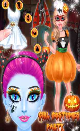 Halloween Makeup Game - Scary Girls Costume Party 3