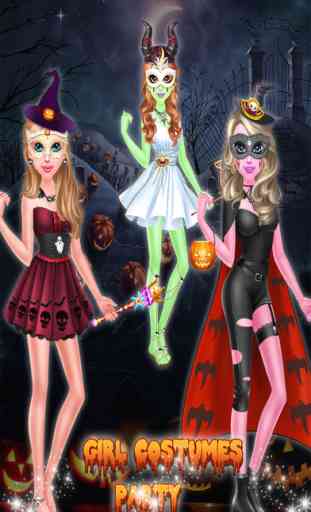 Halloween Makeup Game - Scary Girls Costume Party 4