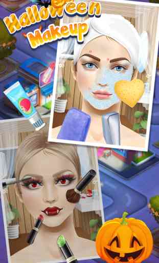 Halloween Maquillage SPA - jeux de filles gratuit 2