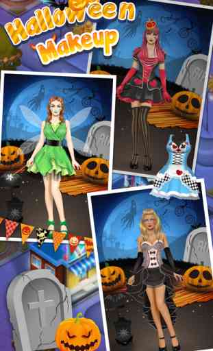 Halloween Maquillage SPA - jeux de filles gratuit 3
