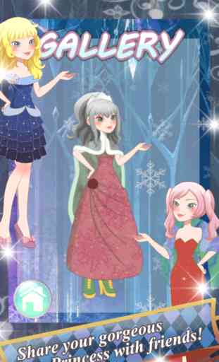Haut Ice Princess & Snow Queen Ever After Dress Up 2