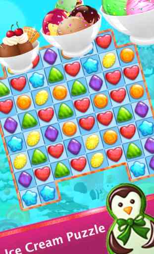 Ice Cream Paradise :Sweet Match3 Puzzle Free Games 1