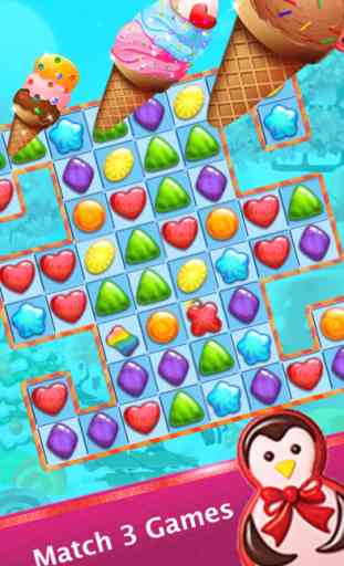 Ice Cream Paradise :Sweet Match3 Puzzle Free Games 2
