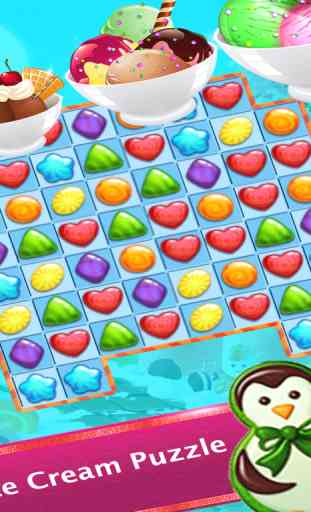 Ice Cream Paradise :Sweet Match3 Puzzle Free Games 3
