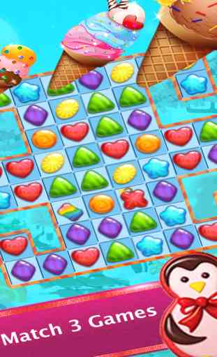 Ice Cream Paradise :Sweet Match3 Puzzle Free Games 4