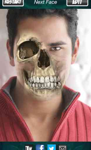 Monstre Halloween Visage: masques effrayants virtuels gratuits 2