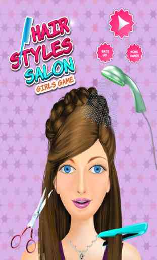 salon de style de coiffure - Jeux de filles 2