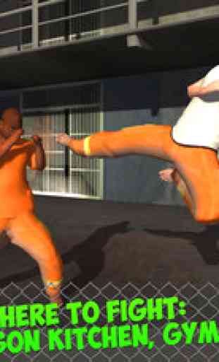 Temps Dur évasion Prison Combat 3D 3