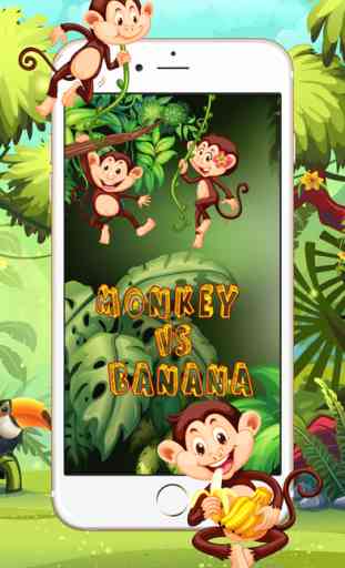 King Kong manger la banane jungle jeux pour les enfants courir 1