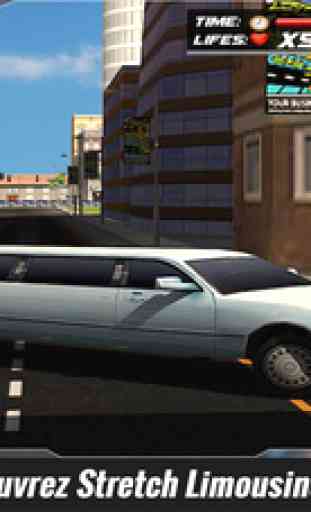 Limousine simulateur de conducteur de voiture 3D - conduire la limousine de luxe et prendre les invités VIP sur visite de la ville 2