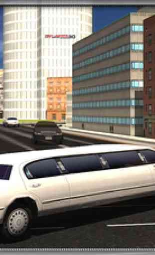 Limousine simulateur de conducteur de voiture 3D - conduire la limousine de luxe et prendre les invités VIP sur visite de la ville 3