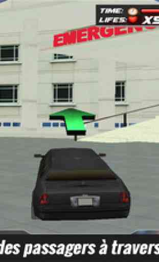 Limousine simulateur de conducteur de voiture 3D - conduire la limousine de luxe et prendre les invités VIP sur visite de la ville 4