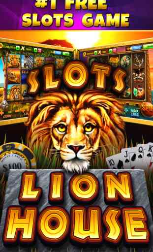 Lion House Casino Slots: Machines à Sous - All New, Lady Luck Vegas & High Star Spins! 1