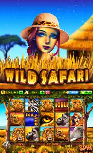 Lion House Casino Slots: Machines à Sous - All New, Lady Luck Vegas & High Star Spins! 2