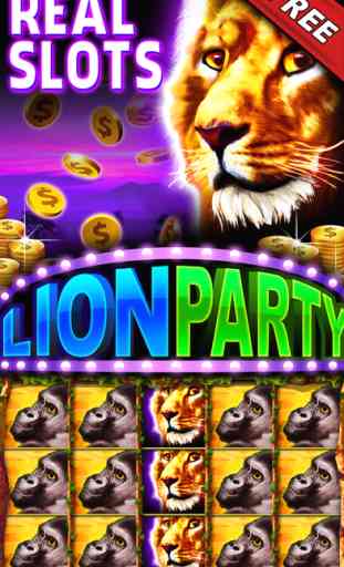 Lion Party Casino Slots - Free Vegas Slot Machine Games of the Grand Jackpot Serengeti! 1