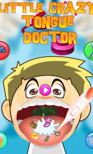 Peu fou langue, dentiste (dents) et Visage Docteur (dr) - Fun Jeux pour enfants 4