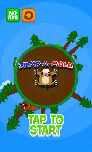 Saut-Une-Taupe! (Jump-A-Mole!) - Jouer un 8-Bit gratuit saut jeu! Sautez par-dessus le rapide, rabique de loup pour le meilleur super sauts! 1