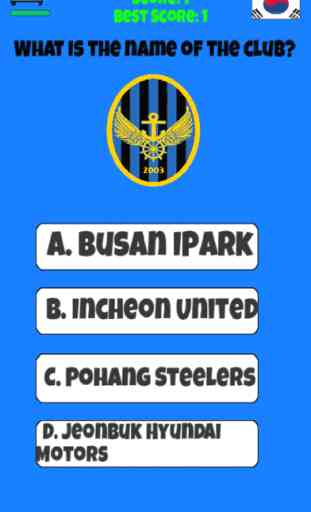 Corée du logo de Football Quiz 3