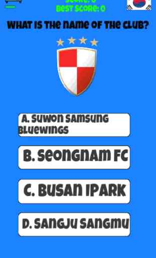Corée du logo de Football Quiz 4