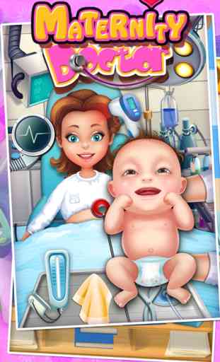 Petit bébé nouveau-né - Docteur jeux enfants et nouveau-né 2