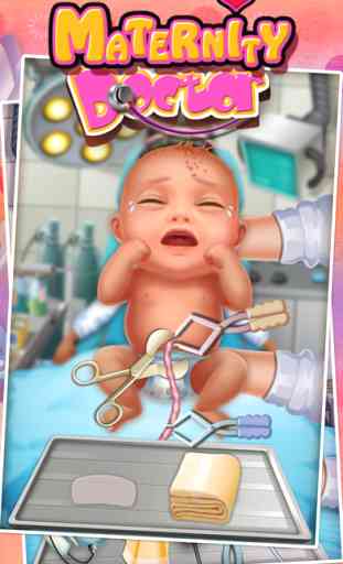 Petit bébé nouveau-né - Docteur jeux enfants et nouveau-né 4