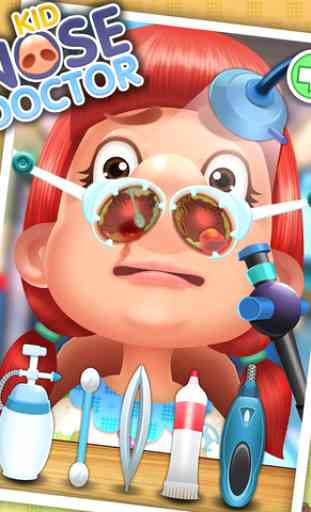 petit docteur de nez - jeux pour enfants 4