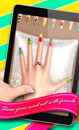 Miley styliste d'ongles - Nail Prom Night Makeover pour les filles 4