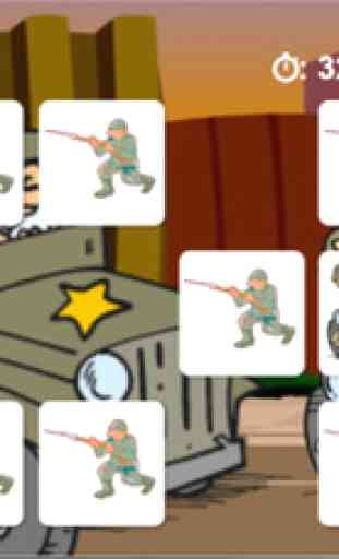Militaire jeu image des jeux de guerre photo de match pour enfants et tout-petits gratuitement 2