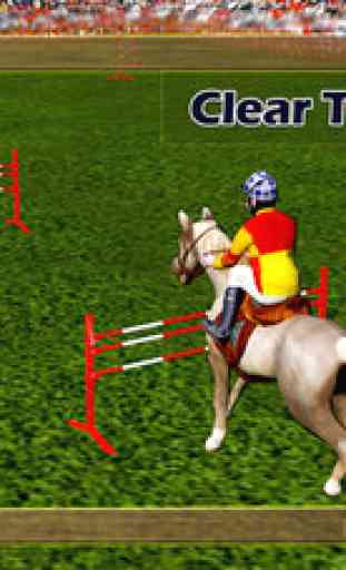 Mon cheval derby - Devenir maître de cheval dans un véritable spectacle équestre clôture de saut 1