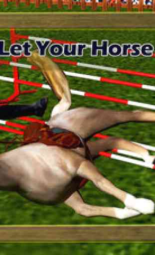 Mon cheval derby - Devenir maître de cheval dans un véritable spectacle équestre clôture de saut 4