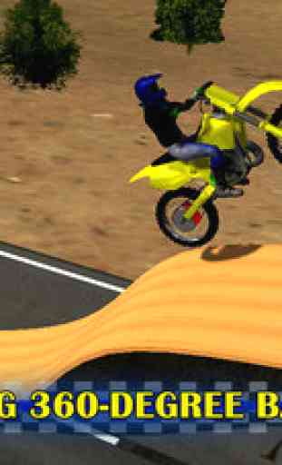 moto cascadeur simulateur de vélo 3d - furieuse course moto à haute vitesse et jeu de saut 2