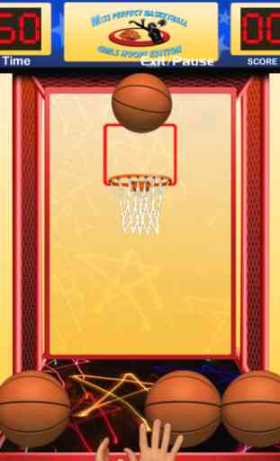 Basket-ball Jeux gratuits - Mlle Basketball Parfait 4
