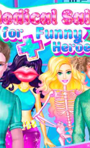 Medical Salon for Funny Heroes Free 1