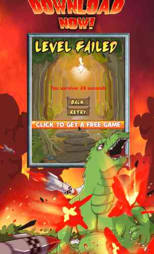 Mighty Godzilla Monster: Escape the Warlord Shooters 3