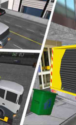 Modern City Garbage Dump Truck Driver 3D Simulator 2