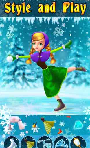 Mon Patinage Neige Princesses Dress Up Game - Free App 1