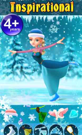 Mon Patinage Neige Princesses Dress Up Game - Free App 3