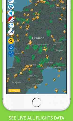 France Flights Free : Air France, Aigle Azur, Air Europa Live Tracker & Radar 1