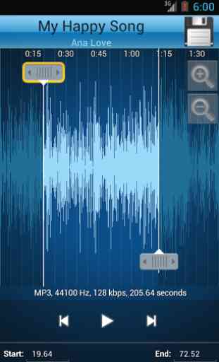 MP3 Cutter and Ringtone Maker♫ 3