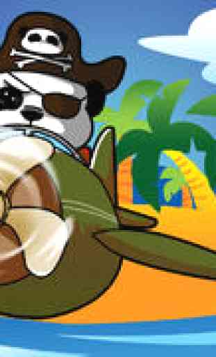 Pirate Panda Sky Glider gratuit - Meilleur jeu de course pour enfants 1