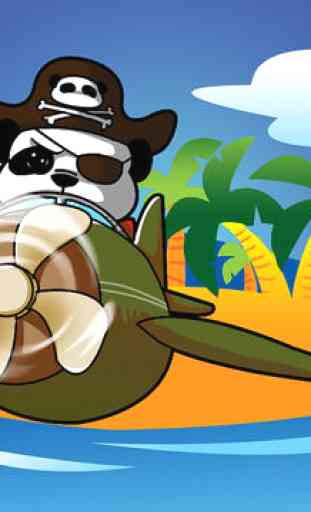 Pirate Panda Sky Glider gratuit - Meilleur jeu de course pour enfants 3