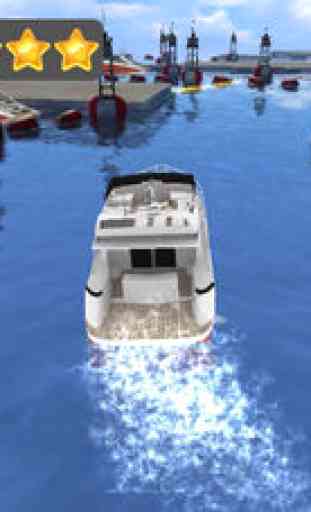 3D Yacht Boat Parking Game 2