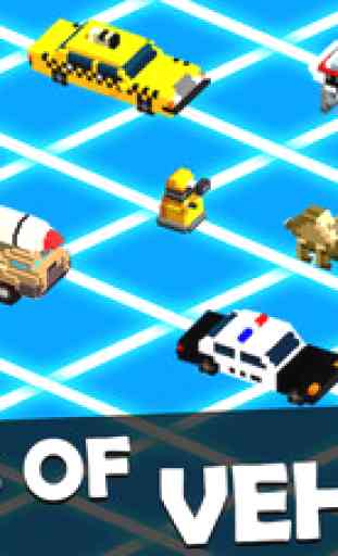 guerres de la ville de pixel: smasher routier 4