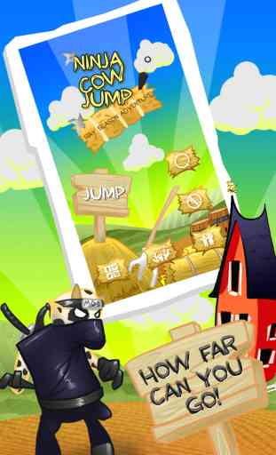 Ninja Cow Jump: Hay Season Adventure 3