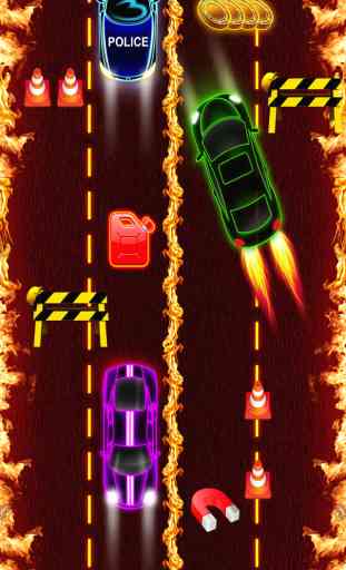 Nitro Neon Car Racing Police Pursuit Game 2