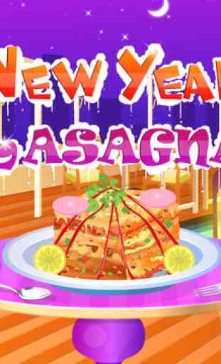 Nouvelle année lasagne - jeux de cuisine 4