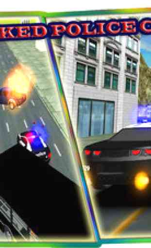 Chase Police Crime Car 2016 - Reckless Mafia Pursuit sur asphalte Racing avec le Real Police d'action conduite avec lumières et sirènes 1